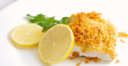 Филе трески под корочкой