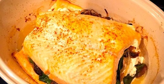 Семга со сливочным сыром