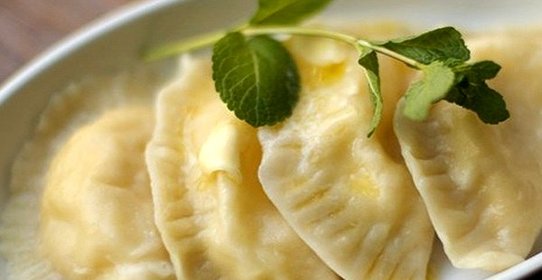 Вареники с сыром сулугуни