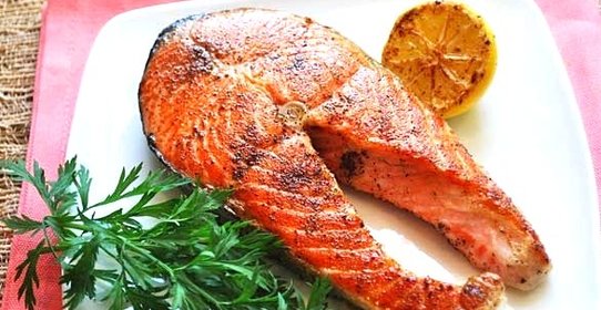 Стейк из кижуча