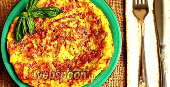 Омлет с карамелизированным луком