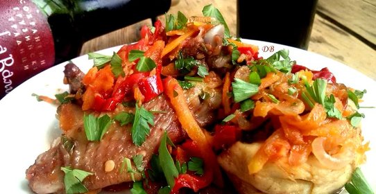 Чахохбили из курицы по-грузински