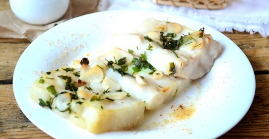 Рыбное филе под соусом