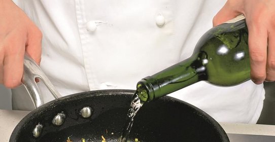 Ризотто c копченой рыбой и пореем