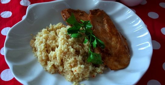 Гарнир диетический с курицей