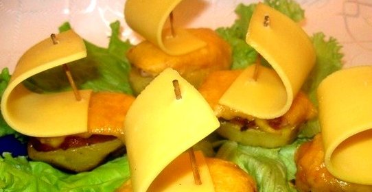 Лодочки из картофеля