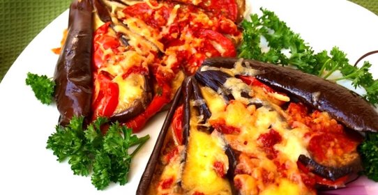 Баклажаны, запеченные с сыром