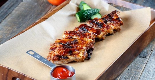 Свиные ребрышки BBQ