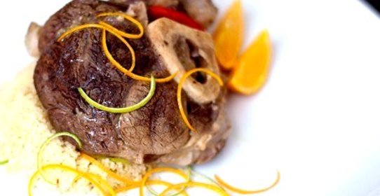 Апельсиновый оссобуко из говяжьей голяшки