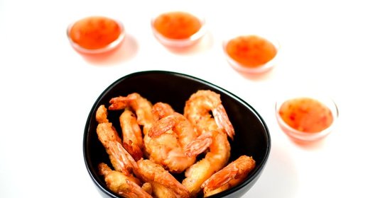 Креветки в темпуре