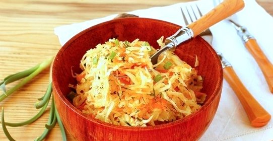 Капуста тушёная «десятиминутка»