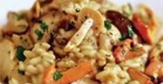 Ризотто с лесными грибами