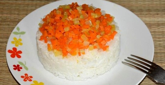 Рис с овощами - брюнуаз