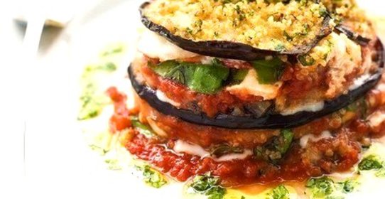 Баклажаны, запеченные с фаршем