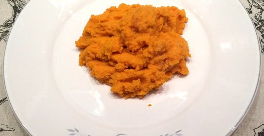 Морковное пюре с тахини