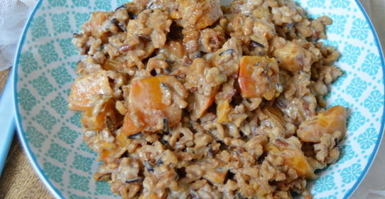 Дикий рис с тыквой