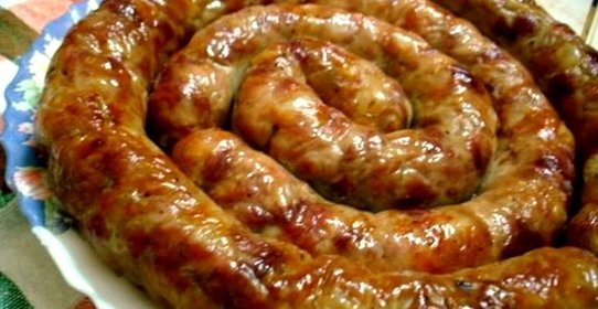 Домашняя колбаса из говядины