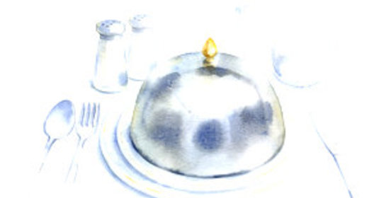 Вареный лосось с соусом карри из йогурта