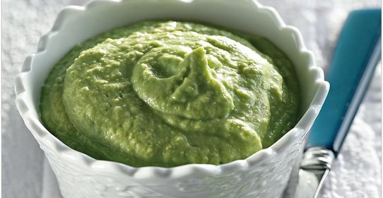 Пюре из зеленого горошка