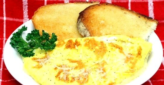 Омлет из яиц и молока