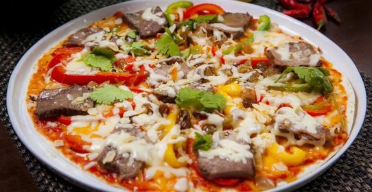 Кесадилья с фланк стейком