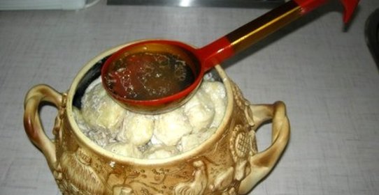 Галушки на кефире