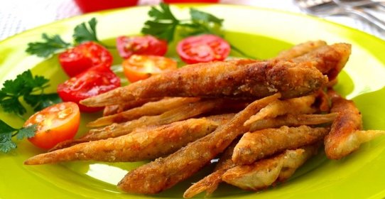 Жареные пескари