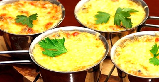 Жюльен из белыx грибов