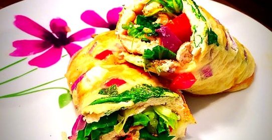 Овощной омлет диетический
