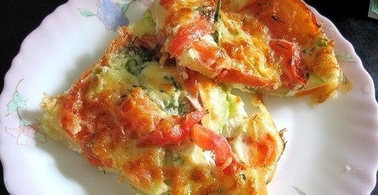 Омлет с овощами «Эдем»