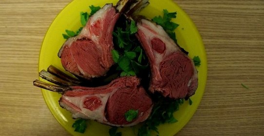 Корейка ягненка sous-vide