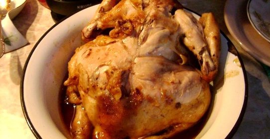 Курочка запеченная