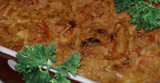 Квашеная капуста запеченная