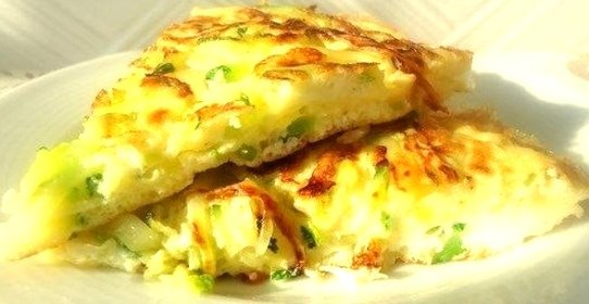 Омлет с кабачками для детей