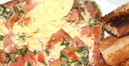 Омлет на пару в микроволновке