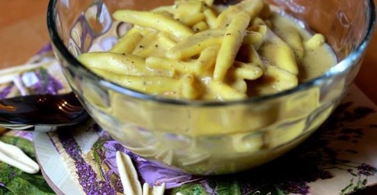 Fusilli & Шафрановый соус