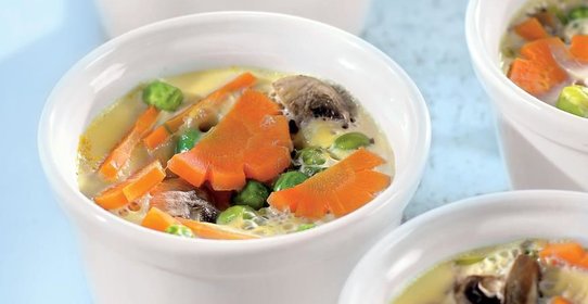 Омлет с колбасой