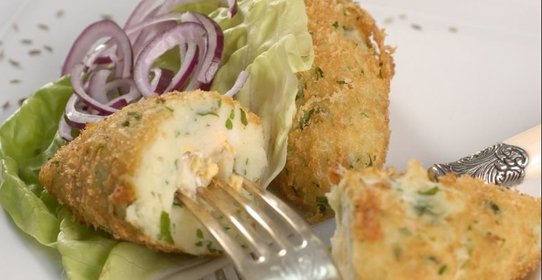 Зразы из картофеля с рыбой