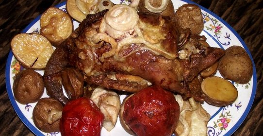 Дикая утка в духовке