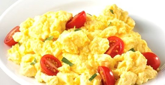 Яичница с молоком