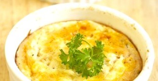 Белковый омлет с овощами