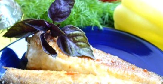 Хек на сковороде