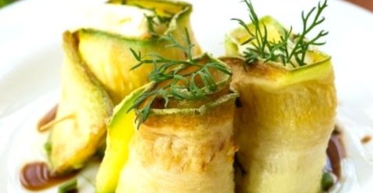 Кабачки с брынзой