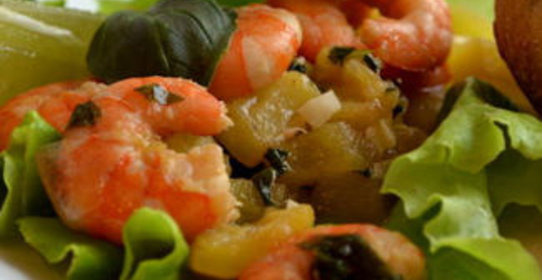 Креветки с цукини от Дж.Казанова