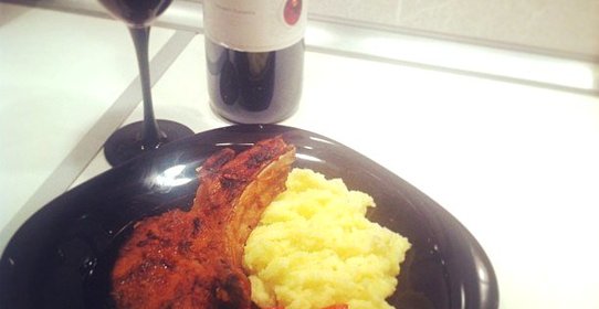 Свиные ребрышки с паприкой в цитрусово-медовом соусе