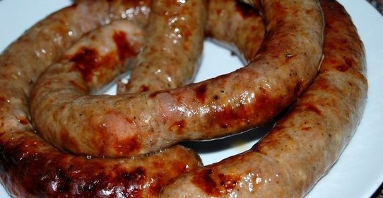 Домашняя колбаса в духовке