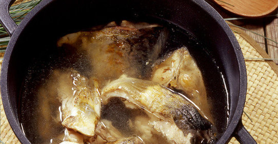 Волжская уха из сазана