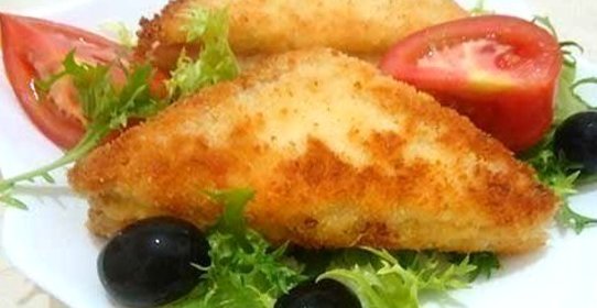 Гренки с ветчиной и сыром