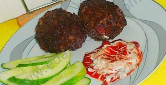 Котлеты в панировочных сухарях