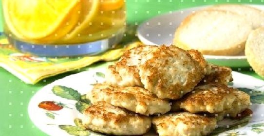 Куриные оладьи с луком